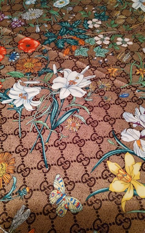 gucci print fabric.